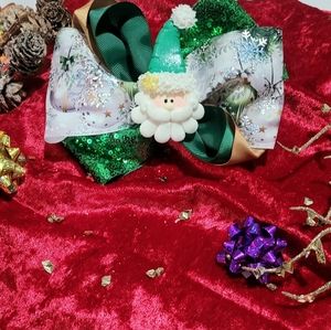 Christmas Santa Bow